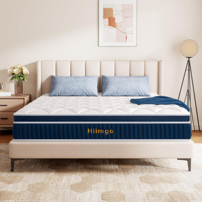 Hiimgo Hybrid Small Double Pocket Spring Mattress, 120x190x28CM
