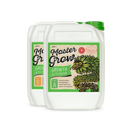 Xpert Nutrients Master Grow A+B (5L) - Basic Growth Fertilizer for the Vegetative Phase of Plants, Universal Plant Food, Liquid Grow Nutrient, Indoor