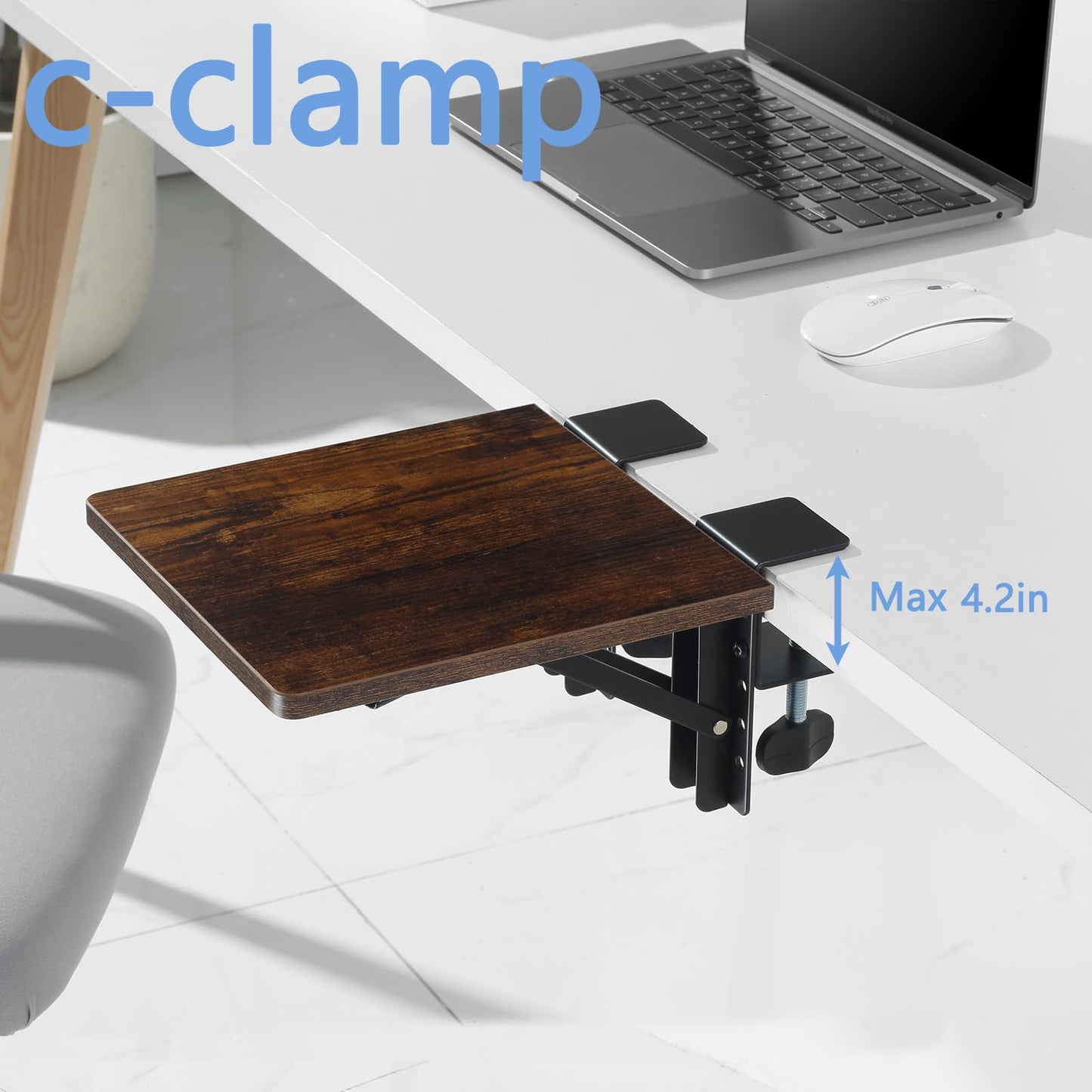ETHU Foldable Desk Extender Tray 23x24cm