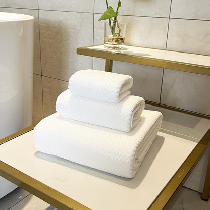 ANYBOY White Bath Towel Set, 2 Pieces