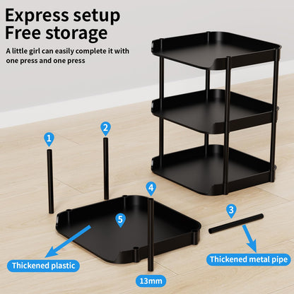 Altdnmaf 6 tier Narrow Shoe Storage Rack, Compact Single Shoerack Stand for Slim Space, Stackable Tall Thin Show Tower, Vertical Plastic Shelves