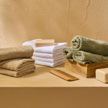NELLA BIAGINI Minerva Bathroom Washcloths 30 x 30 cm, Set of 12, 100% Pure Terry Cotton, 420 g/m², Soft, Absorbent, Practical, Durable, Solid Colour