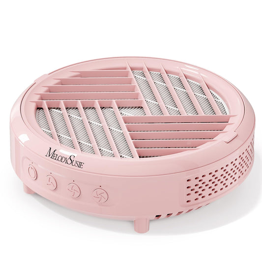 MelodySusie Nail Dust Collector,Compact Vacuum Fan Dust Collector for Beginner with Reusable Filter,HPro Powerful Dust Suction Machine Manicure
