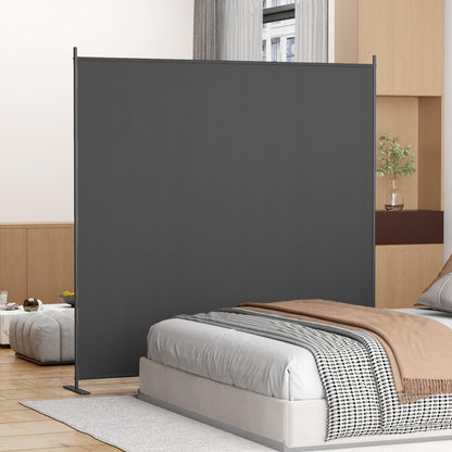 Helios&Hestia 1-Panel 6 ft Tall Indoor Folding Room Divider, Portable Privacy Screen, Freestanding Partition Separator