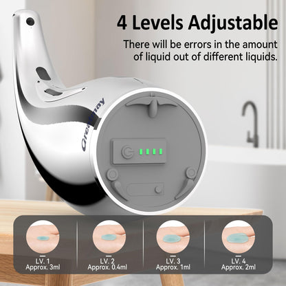 Greatmay Automatic Soap Dispenser 11.84oz/350ml with Infrared Sensor,Made of Plastic Material