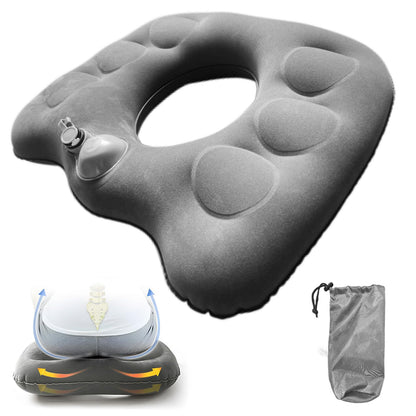 Inflatable Donut Hemorrhoid Seat Cushion - 1 Pack Inflatable Cushions To Sit On, Ring Seat Cushions for Hemorrhoids, Wheelchair, Pressure Relief