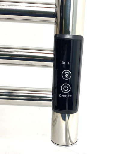 Perugia Electric Stainless Steel Towel Rail H420mm W600mm Electric Bathroom Towel Radiator