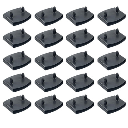 Sgehai 26 Pcs bed slats replacement bed slat end clip,plastic bed slat holders caps 55mm,for double/single bed and king size replacement support cap