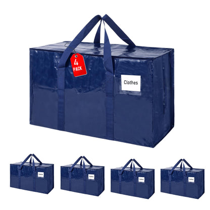 ZFWDSY Moving Bags 93 L,4-Pack Storage Bags Moving Boxes Alternatives