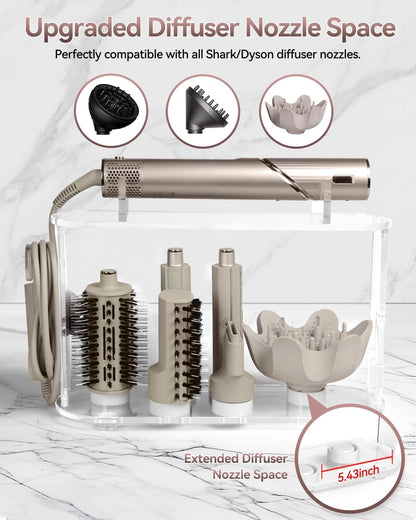 Affogato Storage Holder Compatible with Shark FlexStyle, Countertop Organizer for Storage Attachments