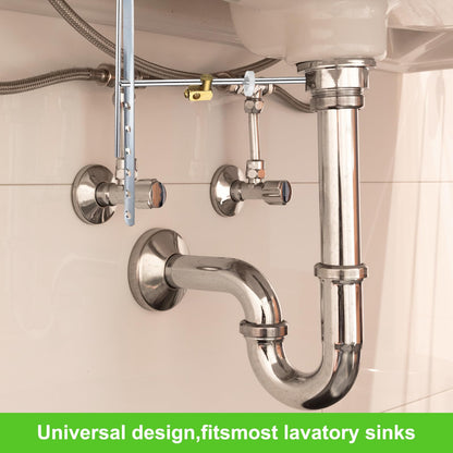 sourcing map Sink Drain Repair Kit, 0.53" Sink Stopper Pull Rod Linkage Adjustable Center Pivot Ball Rod Brass Assembly for Bathroom Drain
