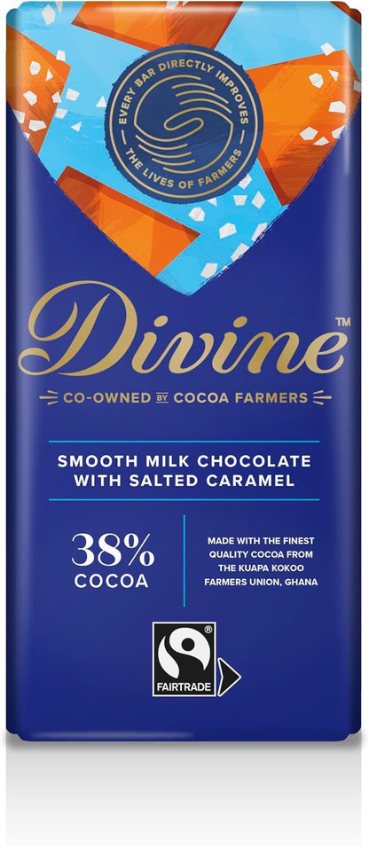 Cocoa Smooth Milk With Salted Caramel, 90 g bar (pack of 15)