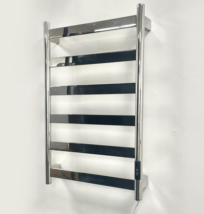 Manissa FALA Stainless Steel Electric Heated Towel Rail 400mm W x 720mm H