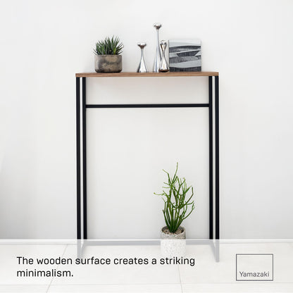 YAMAZAKI Tower Console Table, black
