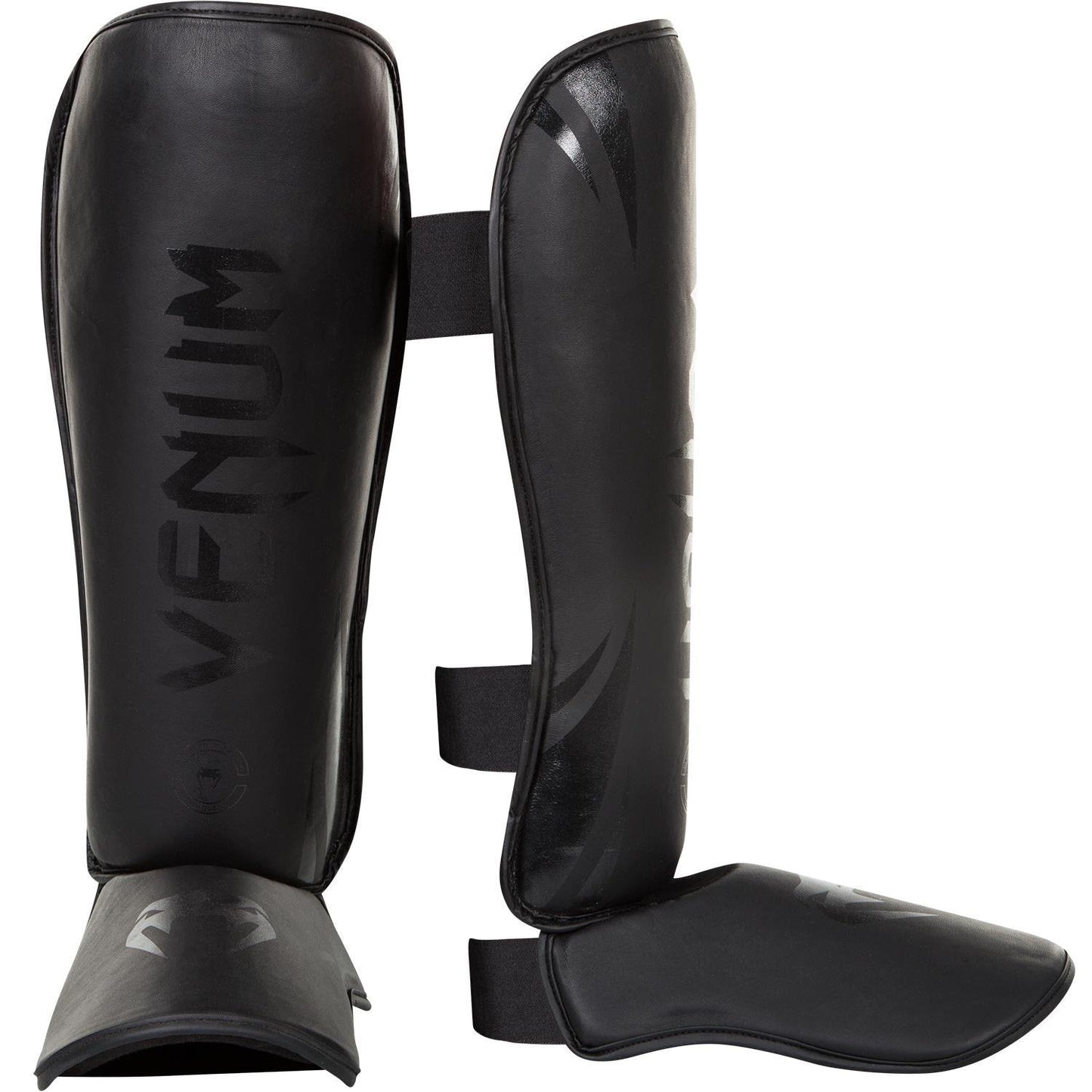 Venum, Challenger Standup Shin Guards, Men's, XL, Matte/Black
