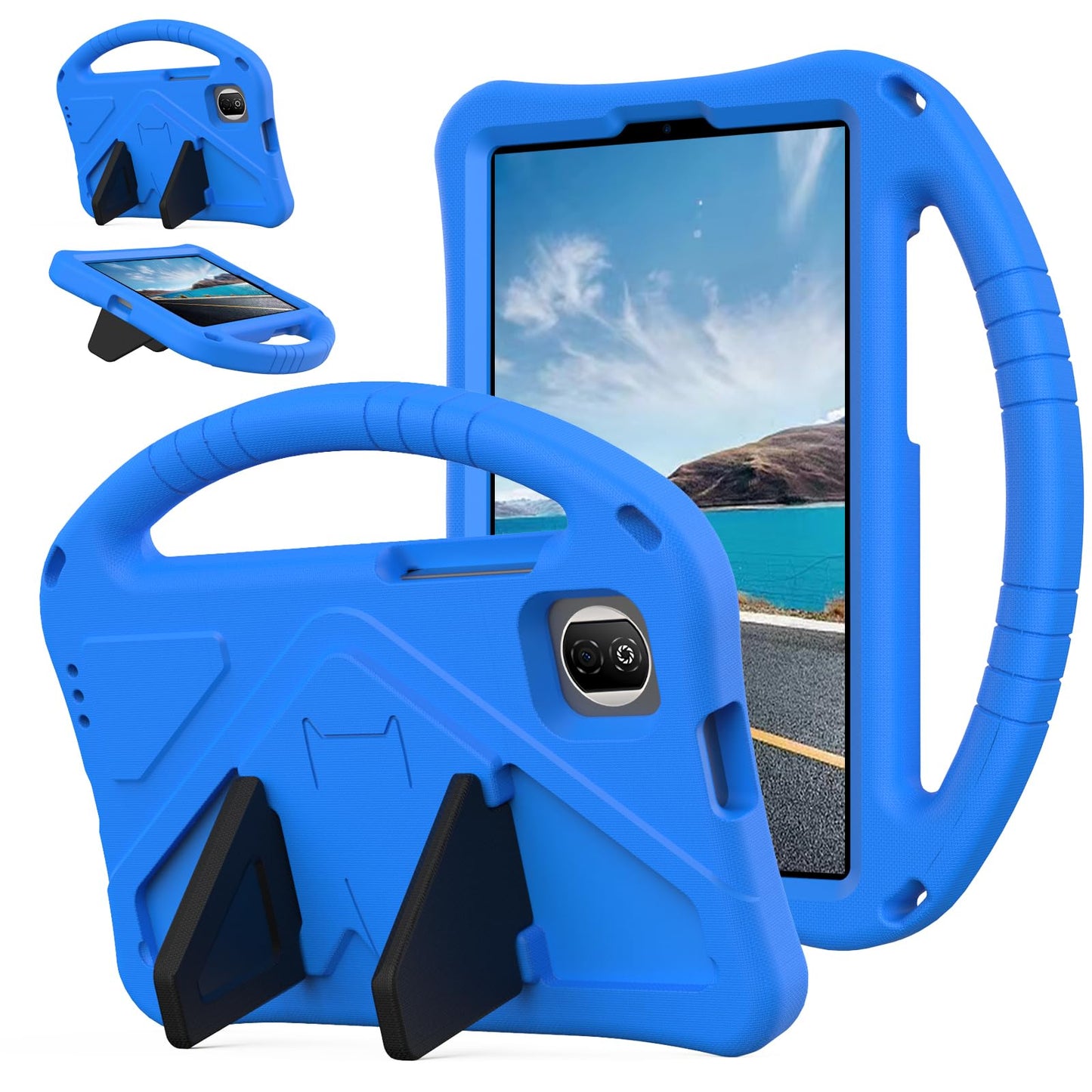 YRH Case for Honor Pad X7 Case 8.7 inch 2025, with Stand Handle, Kids EVA Shockproof Cover for Honor X7 Tablet Case 8.7'' (Blue)