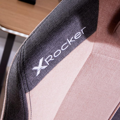 X-Rocker Onyx High Back Ergonomic Gaming Chair for Adults & Teens - 4D Armrests, Head & Lumbar Cushion, Height Adjustable Recliner, Luxury Fabric