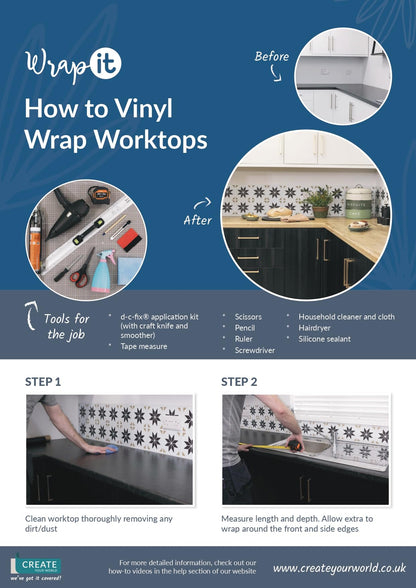 67.5cm x 2m (Pack of 5 + App Kit) d-c-fix RIBBECK OAK sticky back plastic vinyl wrap film (346-8147)