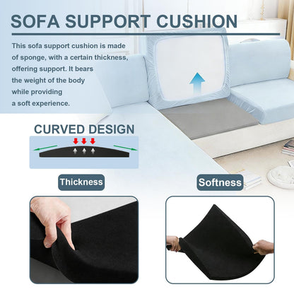 CAAGGMM Sofa Cushion Support, 2 Pack 50.5 x 50.5 cm Couch Cushion Support for Sagging Seat, Foam Sofa Supportive Boards