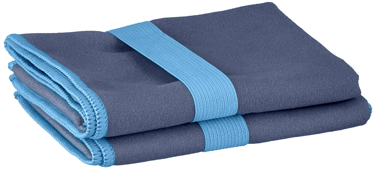 Playshoes Unisex Multifunctional Towel, Microfibre Bath Towel Portable Blanket, Navy, 30 x 50 cm