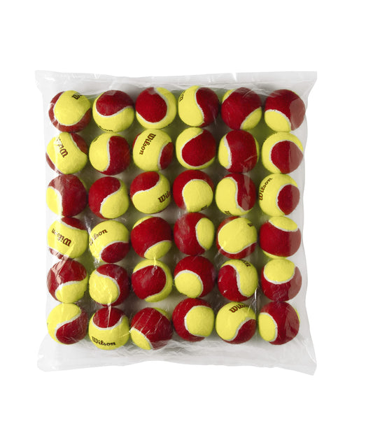 Wilson Starter Red Tball Tennis Ball (Pack of 36) - Yellow/Yellow