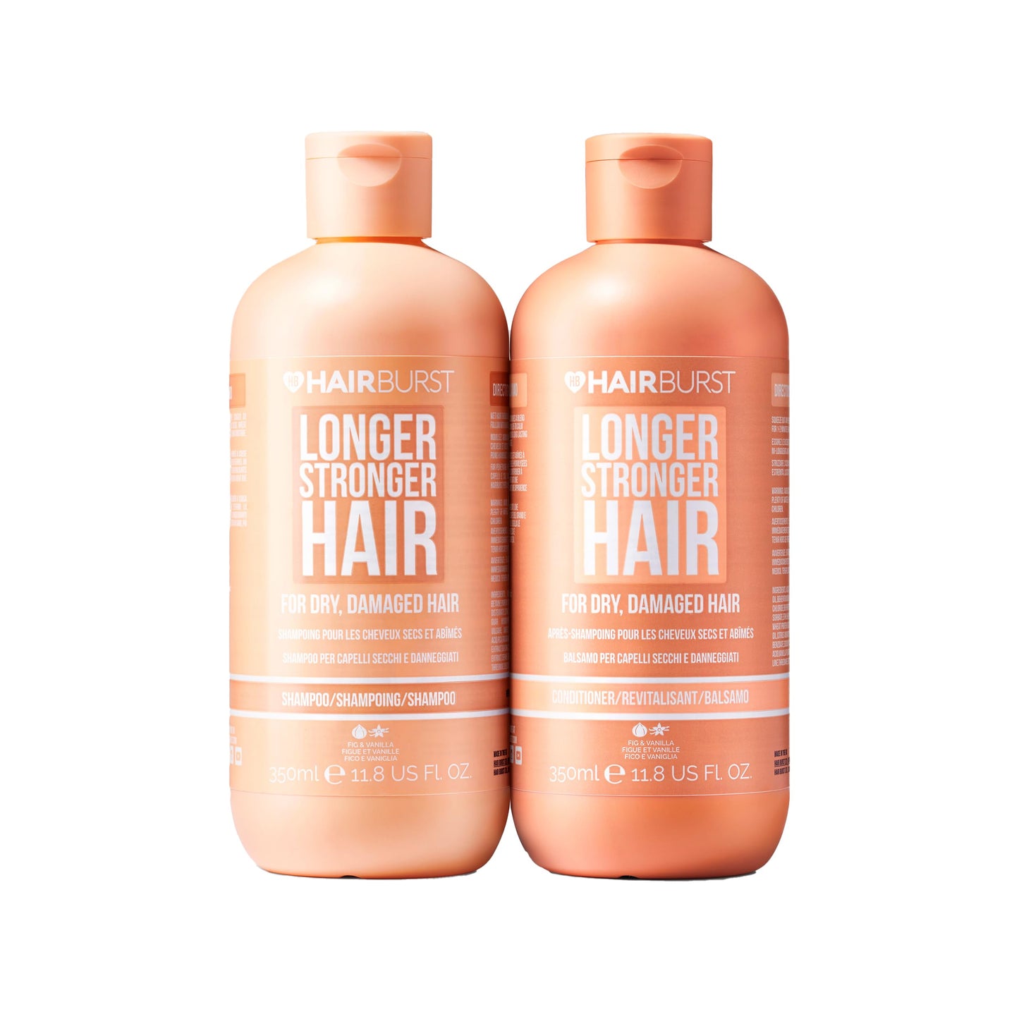 HAIR BURST Shampoo and Conditioner Set For Dry & Damaged Hair ? Moisture Locking, Breakage Reducing, Colour Protecting - Enriched with Vitamin B5,