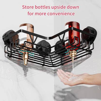 Cooeco Shower Caddy Suction Cup, Bathroom Corner Shelves
