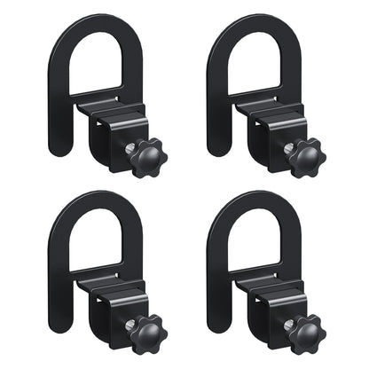 Lutown-Teen Non Slip Mattress Grippers, Mattress Stopper 4 PCS, Black
