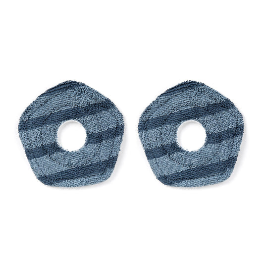 eufy 2 Washable Vacuum Mop Cloths, Compatible with X10 Pro Omni and X9 Pro Robot Vacuums, Washable and Reusable Soft Mopping Pad, Parts, Accessories
