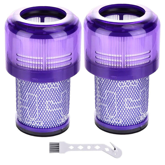 2 Pack Replacement V12 Filters for Dyson V12 Detect Slim, Detect Slim Animal, Slim+ Cordless Vacuum and V12 Slim Absolute Vacuums, SV34, SV35