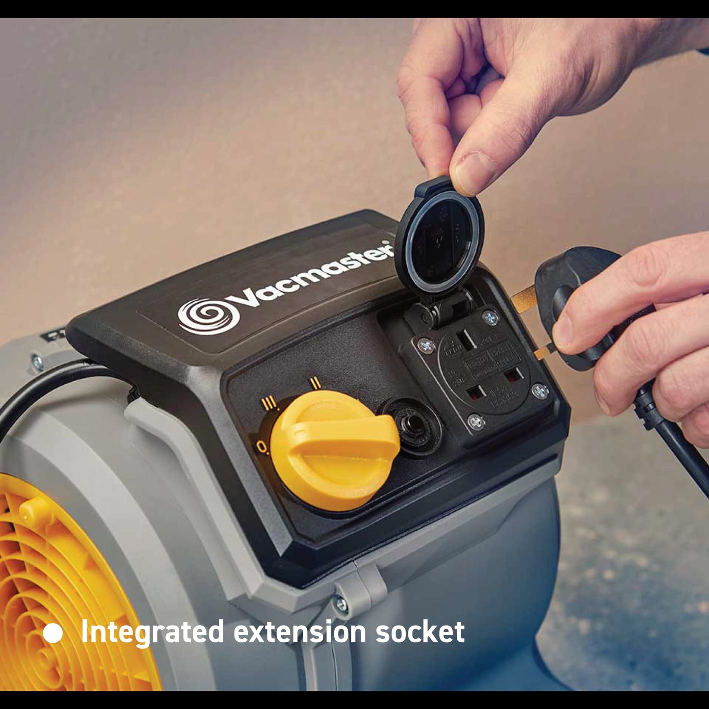 Vacmaster Air Mover Floor Fan. Low Noise, 3 Speed Setting Portable Blower Fan and Dryer. Energy Saving and Compact Design. Ideal for Ventilation,