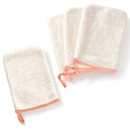 PHOGARY Microfiber Face Cloths for Washing Face, Soft Absorbent Wash Mitts, Coral Fleece Facial Body Wash Cloths, Adult European Bath Mitt