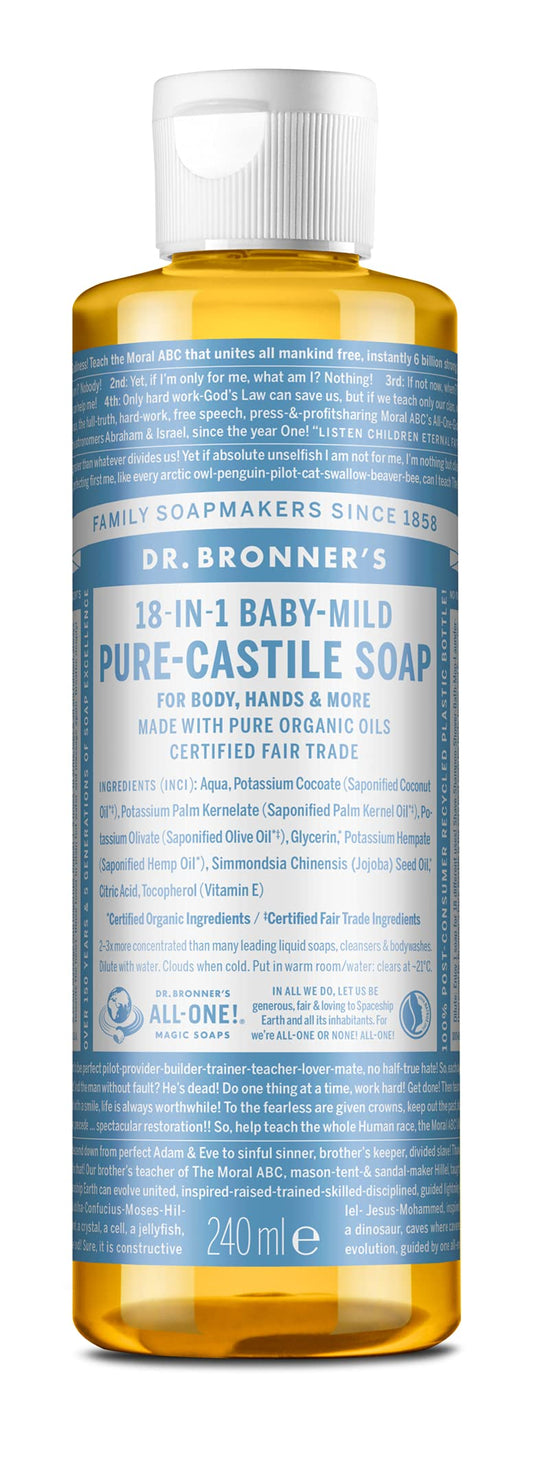 Dr. Bronner's Organic Neutral Liquid Soap 240 ml