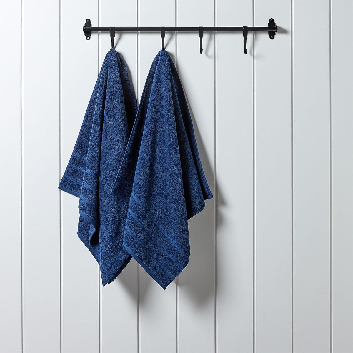 Christy Antalya Hand Towels | Set of 2 | 100% Turkish Cotton | 600GSM | Soft Plush Luxury Towel Set | 50cm x 90cm | Quick Dry | Jade Teal