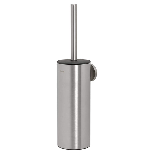 Tiger Noon Toilet Brush and Holder, Stainless Steel Brushed