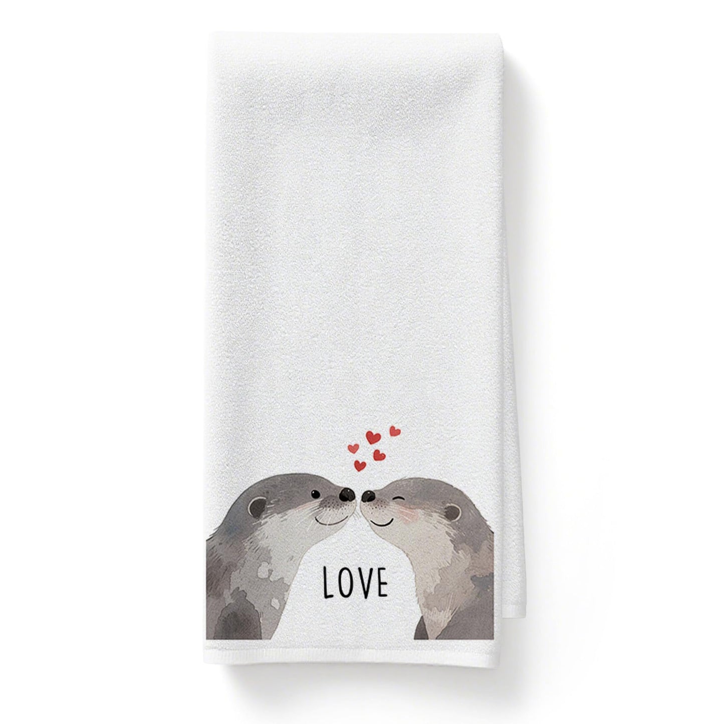 Yeeaulpa Otter Gifts Kitchen Towel,Otter, Otter Birthday Gifts,Sailing Gift Towels,Marine Biology Present,Sea Swimming Presents,Nautical