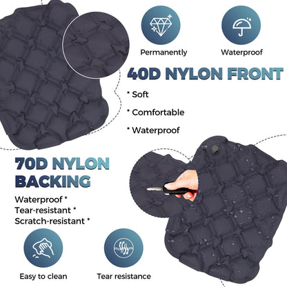 Guangcailun Inflatable Seat Cushion Lightweight Camping Air Sitting Pad