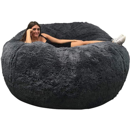 HULKAY Bean Bag Sofa Mini Chair Cutton Filled Couch, Snuggle Reading Couch for Boys & Girls Comfy Single Armchair for Bedroom Nursery or Living