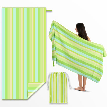 Anavasi Microfibre Beach Towels for Adults, 1 Pack 180 x 90cm 100% Recycled