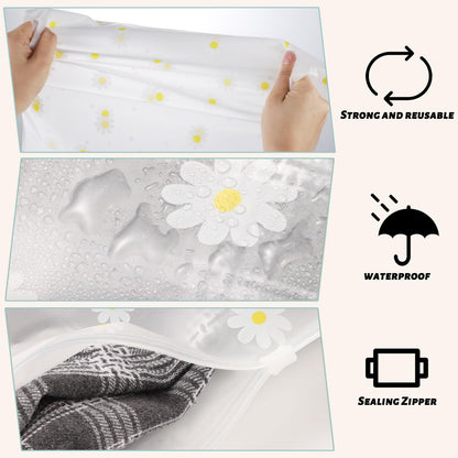 25 Pcs Reusable Ziplock Storage Bags 40 x 50 cm Travel Bags