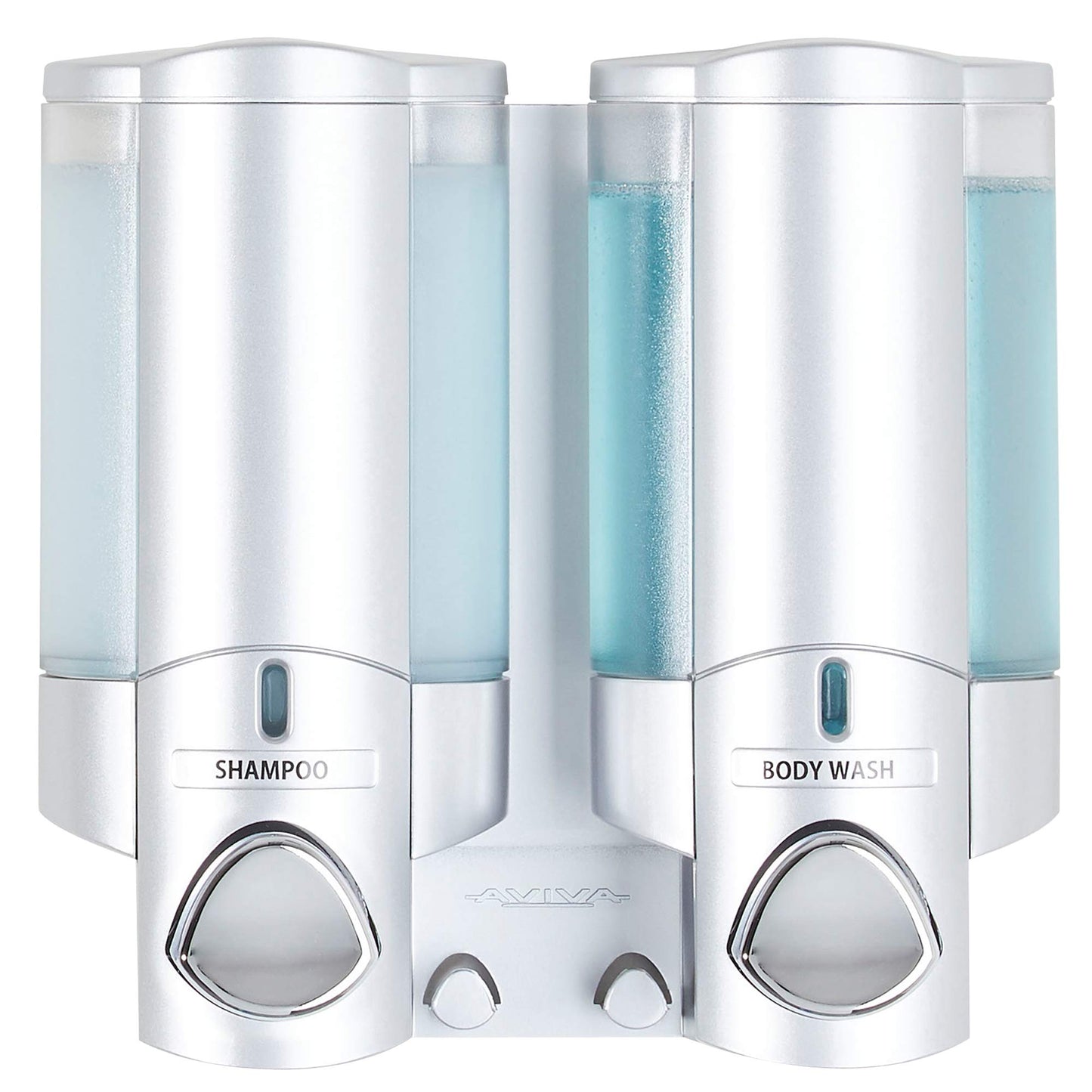 Aviva Better Living Two Chamber Dispenser, Satin