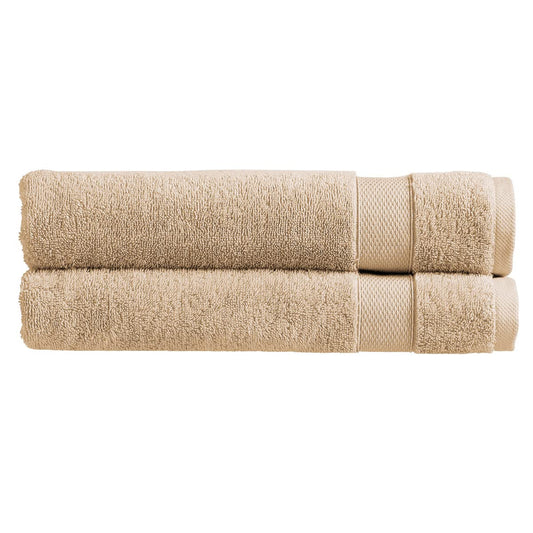 Christy Refresh Cotton Bath Towels | Set of 2 | Quick Dry | Gentle Pastel Tones | Soft Plush Large Bathroom Towels | Absorbent Shower Towels | 100%