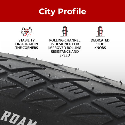 Fincci Roam Pair 700 x 35c Tyres 37-622 with 1mm Antipuncture Protection 700c Foldable Tyres for Cycle Road Hybrid Touring Electric Bike Bicycle Tyre