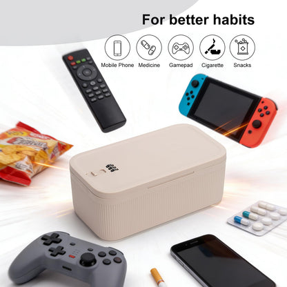 DingGreat Lockable Storage Box with Combination Lock - Secure Small Lock Box for Medicine, Snack, Phone, Fridge & Travel - BPA-Free, Odor-Proof