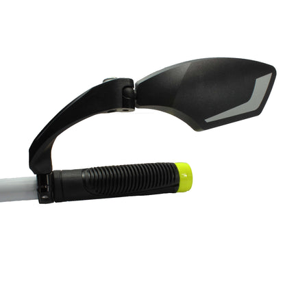 Hafny NEW Handlebar Bike Mirror, HD,Blast-resistant, E-bike Mirror, Glass Lens, HF-MR095 (Anti-glare Blue Left)
