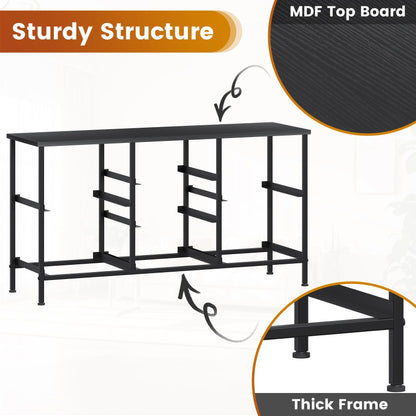 Feonase Chest of Drawers,Bedroom Dresser with 7 Fabric Drawers, Metal Frame & MDF Wood Top, Adjustable Feet, Storage Organizer Unit for Bedroom