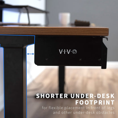 VIVO 40 cm Under Desk Mounted Sliding Pull-out Drawer without Shell for Office Desk, Storage Organizer for Sit Stand Workstation, Black, DESK-AC03A-B