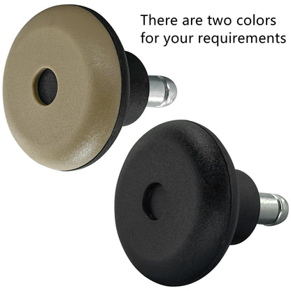 5 PCS Fixed Stationary Castors,Glide Office Chair Wheels For Replacement Swivel Caster Wheels (Black)