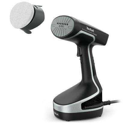 Tefal Handheld Clothes Steamer, Powerful 90g/min Steam Boost, Ready To Use In 25 Seconds, Black And Silver, DT8250