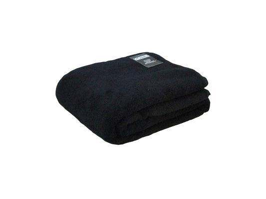 The House Of Emily Massive/Huge/Extra Large 100% Cotton Bath Sheet/Beach Towel - 150cm x 200cm Black